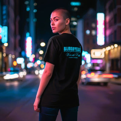 Wear With Pride Black & Tiffany Blue T-Shirt