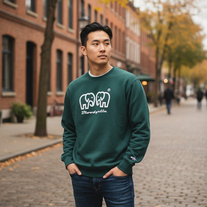 Glazed Green Elephant logo Brand Sweatshirt
