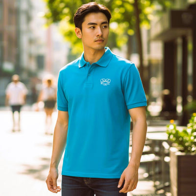 Aqua Blue Polo Shirt